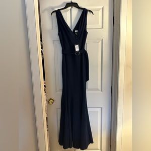 DKNY navy blue gown